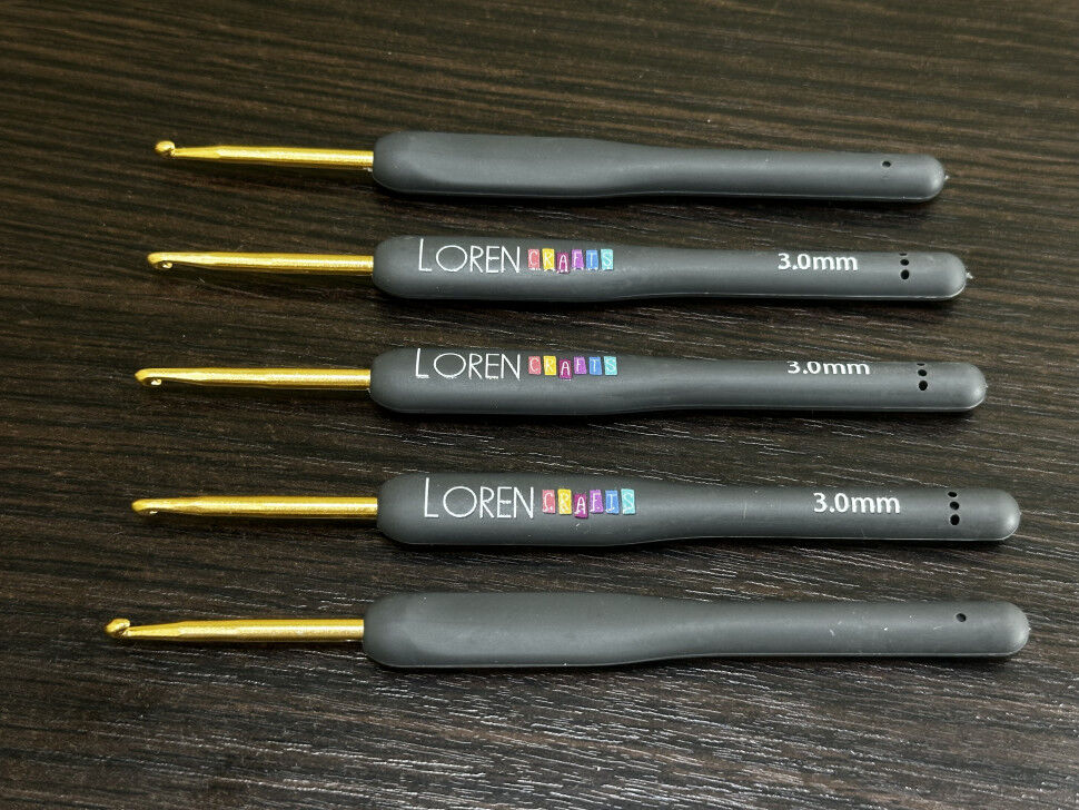 Гачок для в'язання з ручкою № LOREN/3