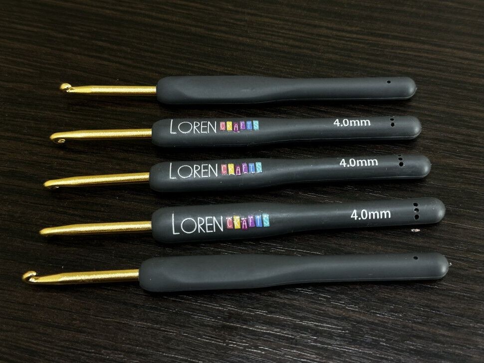 Гачок для в'язання з ручкою № LOREN/4