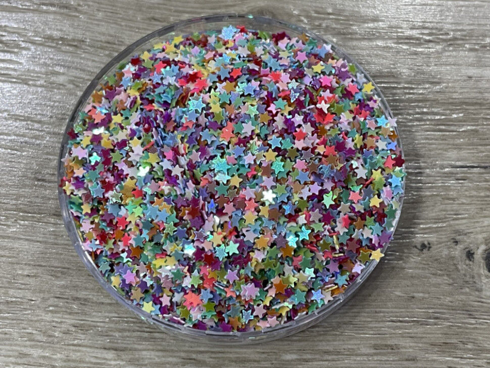 Паєтка зірочка 100/0,3 № MIX