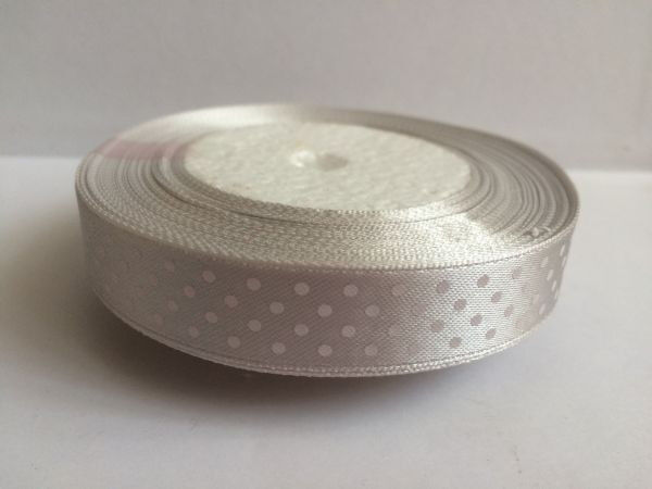 Стрічка атласна горошок 1,5 см. № 180