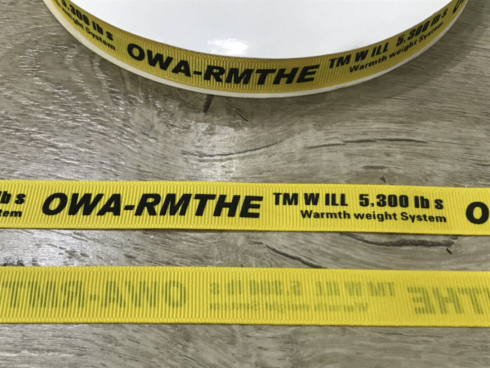 Стрічка з написом на репсі 2 см. № 132/OWA-RMTHE