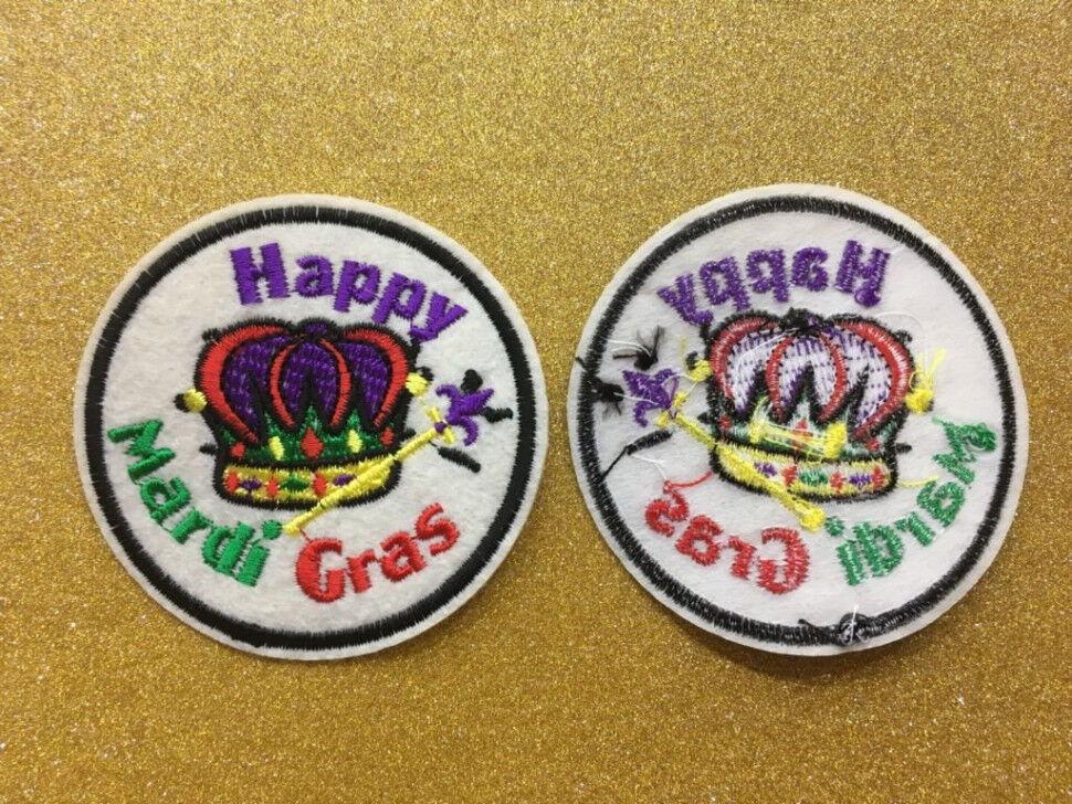 Термо аплікації №1/119 MARDI GRAS