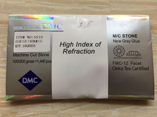 Клейові камені DMC SS 10 № CRYSTAL MS101